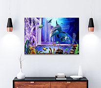 Obraz Morské kráľovstvo s delfínmi 